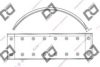 ISUZU 1471155031 Brake Lining, drum brake